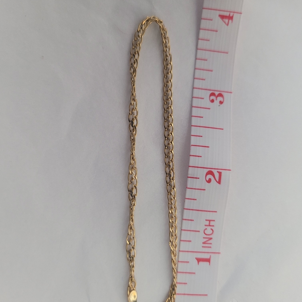 Elegant 10k Gold Chain Bracelet - Picture 2 of 2